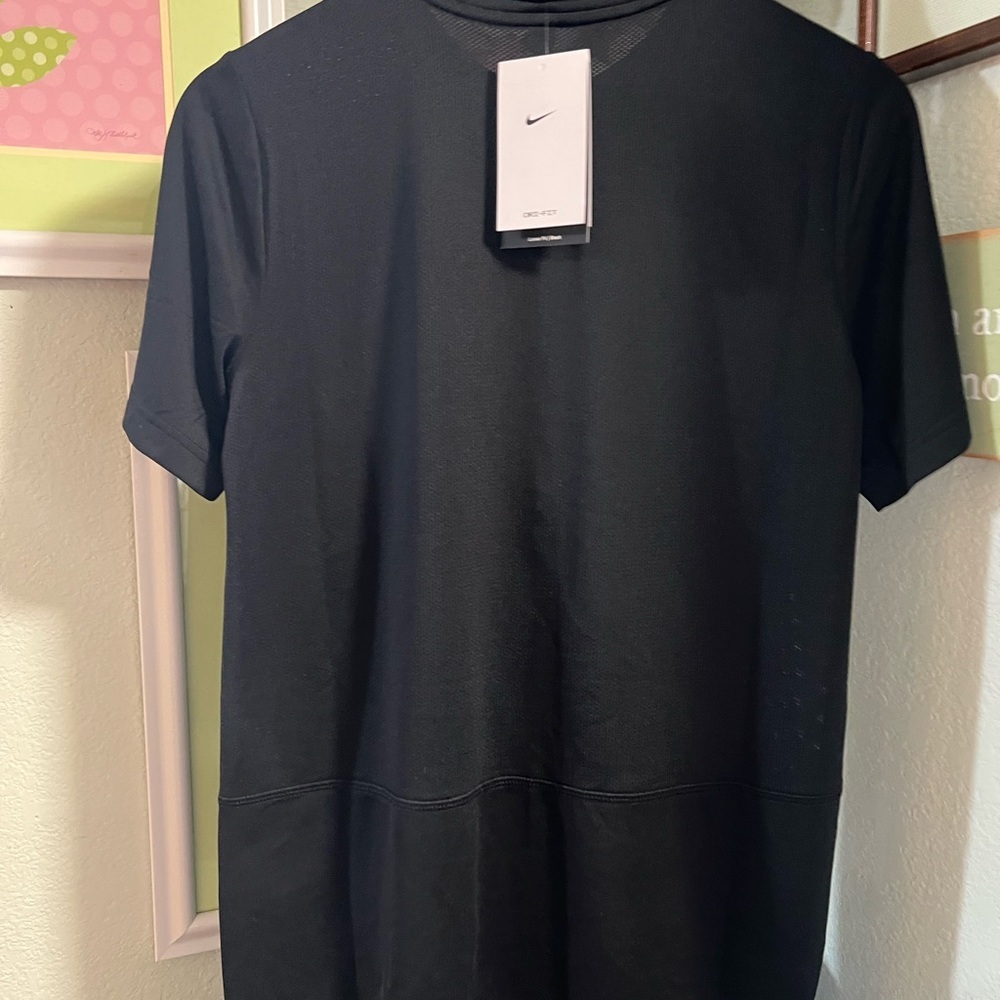 NWT Black Softball Short Sleeve Dri-fit Performance Softball Tee #080 - Picture 4 of 5